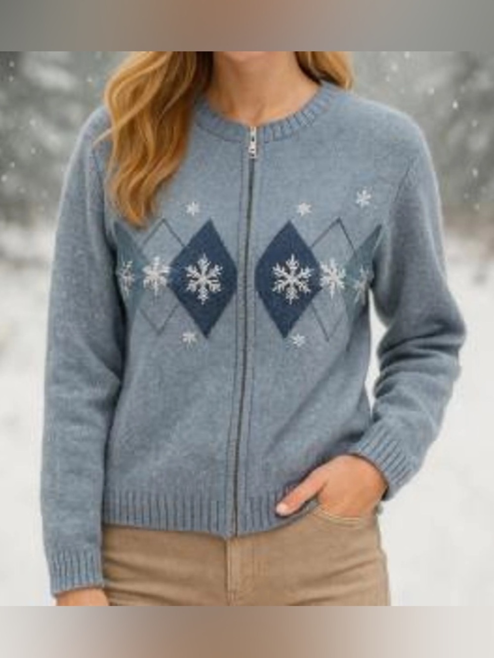 90s Croft and Barrow Vintage Winter Sweater​
